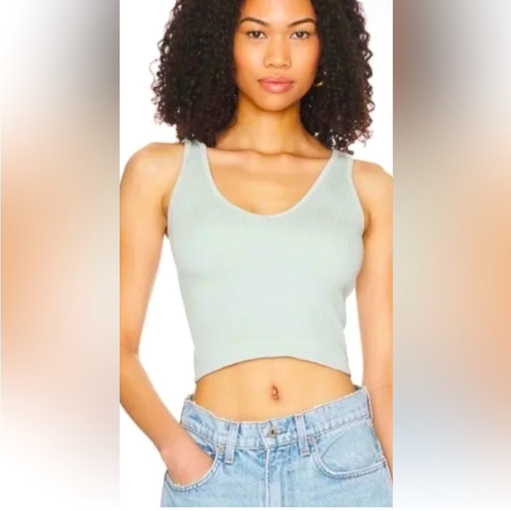 NWT Free People Solid Rib Brami Crop Top